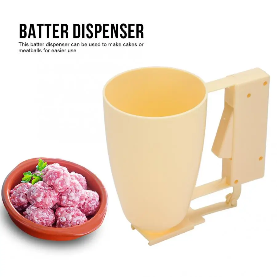 Multifunction Handheld Batter Dispenser Meatball Maker Cake Donut Making Tool Cream Dispenser Kitchen Dessert Gadget
Multifunction Handheld Batter Dispenser Meatball Maker Cake Donut Making Tool Cream Dispenser Kitchen Dessert Gadget