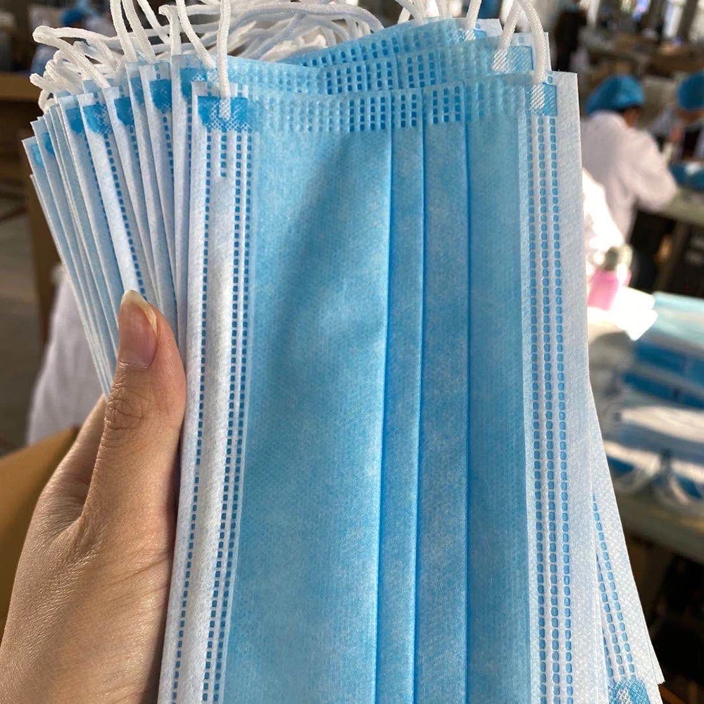 100/200pcs Disposable mask Anti-dust and anti-fog Adult disposable blue mask Three-layer non-woven protective face shield
100/200pcs Disposable mask Anti-dust and anti-fog Adult disposable blue mask Three-layer non-woven protective face shield