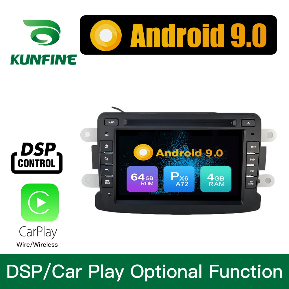 Фото Автомагнитола для Renault Duster 9 0 Android 2014 Core PX6 A72 4 Гб ОЗУ 64 ПЗУ GPS мультимедийный