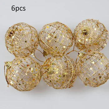 6pcs 5cm/6cm Christmas Xmas Tree Decor Gold Ball Baubles Hanging Party Christmas Xmas Tree Hanging Ornament Decor Pendants-30
6pcs 5cm/6cm Christmas Xmas Tree Decor Gold Ball Baubles Hanging Party Christmas Xmas Tree Hanging Ornament Decor Pendants-30
