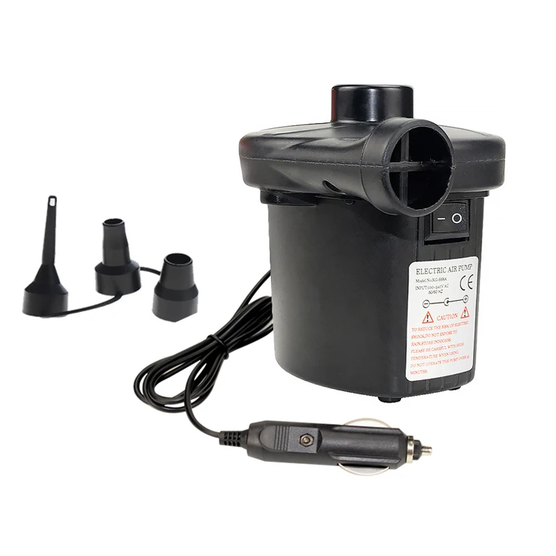 12V Car Inflator Electro pump Electric Air Pump Inflate Deflate Pump with 3 Nozzles car accessories kit
12V Car Inflator Electro pump Electric Air Pump Inflate Deflate Pump with 3 Nozzles car accessories kit
