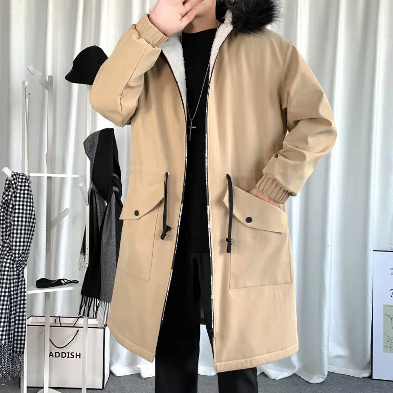 2020 Winter Men's Long Trench Coats Snow Jacket Fashion Windbreaker Plush Overcoat Hooded Parkas Cotton-padded Clothes M-5XL
2020 Winter Men's Long Trench Coats Snow Jacket Fashion Windbreaker Plush Overcoat Hooded Parkas Cotton-padded Clothes M-5XL
