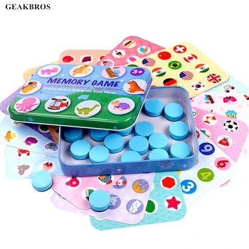 Kids Montessori Toys Memory Match Chess Game Children Wooden Logic Thinking Training Learning Puzzle Baby Early Educational Toy
Kids Montessori Toys Memory Match Chess Game Children Wooden Logic Thinking Training Learning Puzzle Baby Early Educational Toy
