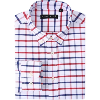 Men's Standard-Fit Plaid Oxford Dress Shirts Smart Casual Button down Collar Long Sleeve Easy Care Cotton Workwear Tops Shirt
Men's Standard-Fit Plaid Oxford Dress Shirts Smart Casual Button down Collar Long Sleeve Easy Care Cotton Workwear Tops Shirt