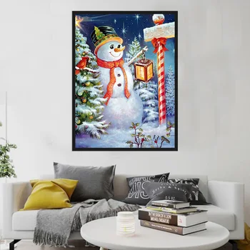 5D DIY Diamond Painting Home Decor Picture of Rhinestones Full Round Diamond Embroidery Christmas Snowman Light
5D DIY Diamond Painting Home Decor Picture of Rhinestones Full Round Diamond Embroidery Christmas Snowman Light