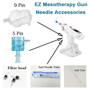 Korea EZ 5 Pins 9 Pins Negative Pressure Meso Injection Gun Accessories Meso Hyaluronic Skin Rejuvenation Meso Gun Injector Tool
Korea EZ 5 Pins 9 Pins Negative Pressure Meso Injection Gun Accessories Meso Hyaluronic Skin Rejuvenation Meso Gun Injector Tool