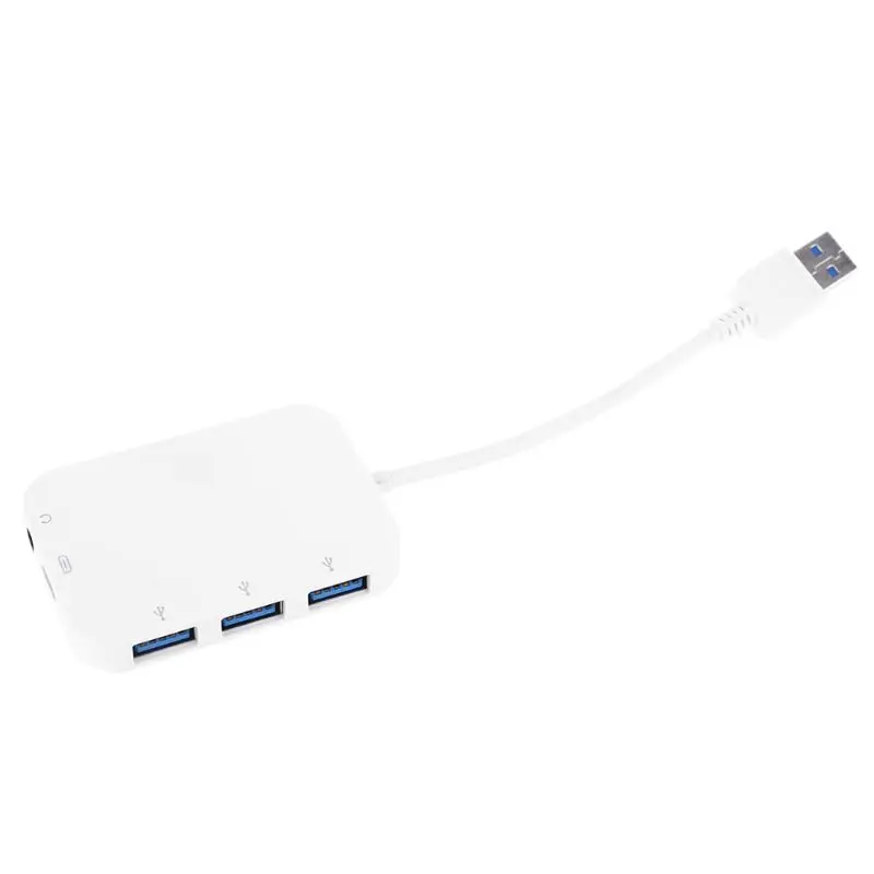 USB to 3x USB 3.0 Hub Adapter USB C Charging 3.5mm Audio Output for PC Laptop
USB to 3x USB 3.0 Hub Adapter USB C Charging 3.5mm Audio Output for PC Laptop