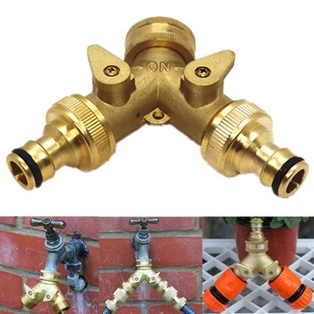 Double 3/4''Garden Twin Tap Hose Pipe Splitter Faucet Connector Garden Hose Connector Quick Hose Adaptor Accessories Garden
Double 3/4''Garden Twin Tap Hose Pipe Splitter Faucet Connector Garden Hose Connector Quick Hose Adaptor Accessories Garden