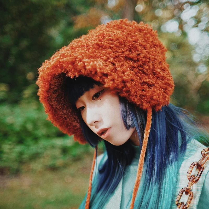 Original Design AIGYPTOS AutumnWinter Women Vintage Elegant Thick Warm Simulation Sheep Wool Velvet Hat Ladies Sweet Bomber Hats
Original Design AIGYPTOS AutumnWinter Women Vintage Elegant Thick Warm Simulation Sheep Wool Velvet Hat Ladies Sweet Bomber Hats