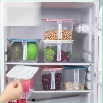 Kitchen Transparent PP Storage Box Grains Beans Storage Contain Sealed Home Organizer Food Container Refrigerator Storage Boxes
Kitchen Transparent PP Storage Box Grains Beans Storage Contain Sealed Home Organizer Food Container Refrigerator Storage Boxes