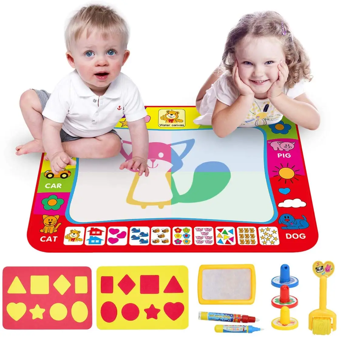 26pcs/set 80x60CM Water Doodle Magic Mat Educational Water Drawing Painting Doodle Board with Pen Play Mat Toys for Children
26pcs/set 80x60CM Water Doodle Magic Mat Educational Water Drawing Painting Doodle Board with Pen Play Mat Toys for Children