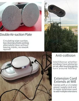 Window Cleaning Robot High Suction Electric Window Cleaner Robot Anti-falling Remote Control Robot Vacuum Cleaner
Window Cleaning Robot High Suction Electric Window Cleaner Robot Anti-falling Remote Control Robot Vacuum Cleaner
