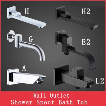 Matte Black Or Chrome Solid Bass Outlet Wall Mounted Shower Spout Bath Tub Shower Mixer Faucet Spout Filler 180 degreeFolding
Matte Black Or Chrome Solid Bass Outlet Wall Mounted Shower Spout Bath Tub Shower Mixer Faucet Spout Filler 180 degreeFolding