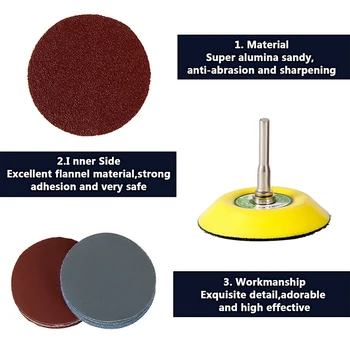 100pcs Aluminium Oxide 3inch 75mm Hook & Loop Sander Sanding Discs Pads 80 - 3000 Grit Sandpaper New Arrivals
100pcs Aluminium Oxide 3inch 75mm Hook & Loop Sander Sanding Discs Pads 80 - 3000 Grit Sandpaper New Arrivals