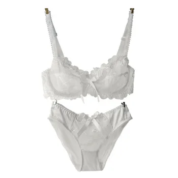 Women Sexy Embroidery Lace Bras Underwear Set Lingerie Ultrathin Transparent Bra Panties Female Underwear set
Women Sexy Embroidery Lace Bras Underwear Set Lingerie Ultrathin Transparent Bra Panties Female Underwear set