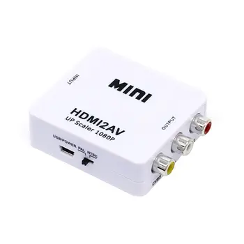 HDMI to RCA Mini Composite HD 1080P Audio Video AV CVBS Adapter Converter for TV Devices
HDMI to RCA Mini Composite HD 1080P Audio Video AV CVBS Adapter Converter for TV Devices