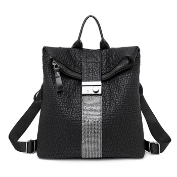 Luxury PU Leather Travel Anti Wrinkle Large Capacity Fashion Wear Resistant Waterproof Soft Novelty Zipper Casual Women Backpack
Luxury PU Leather Travel Anti Wrinkle Large Capacity Fashion Wear Resistant Waterproof Soft Novelty Zipper Casual Women Backpack