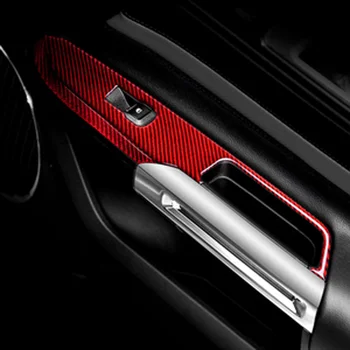 4x Carbon Black Window Lift Switch Panel Covers Trims For Ford Mustang 2015-2019
4x Carbon Black Window Lift Switch Panel Covers Trims For Ford Mustang 2015-2019