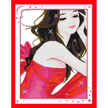 Joy Sunday Red Rhyme Home Decor Chinese Counted Printed Canvas DMC Cross Stitch Pattern DIY 11&14CT Embroidery Needlework Set
Joy Sunday Red Rhyme Home Decor Chinese Counted Printed Canvas DMC Cross Stitch Pattern DIY 11&14CT Embroidery Needlework Set