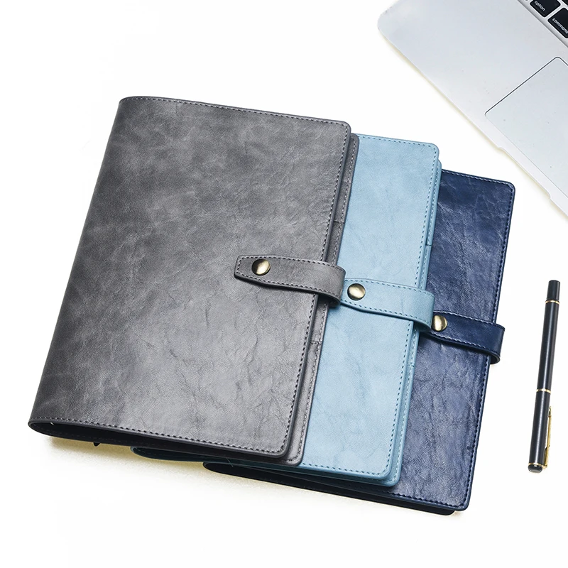 Simple Business Office Notebook Detachable Imitation Leather Cover Office Meeting Record Notepad Free To Company LOGO Custom
Simple Business Office Notebook Detachable Imitation Leather Cover Office Meeting Record Notepad Free To Company LOGO Custom