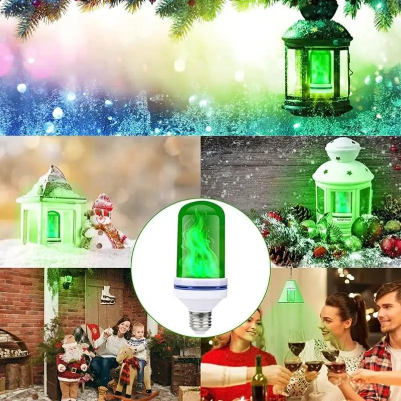 New E27 99LED Flame Bulb 85-265V Flame Effect Light Bulb Corn Bulb Flickering Fire Emulation Decorative Lamp Yellow/Blue/Green
New E27 99LED Flame Bulb 85-265V Flame Effect Light Bulb Corn Bulb Flickering Fire Emulation Decorative Lamp Yellow/Blue/Green