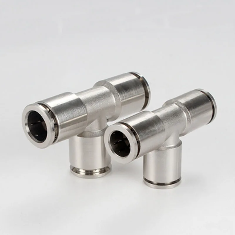Pneumatic Connectors 4/6/8/10/12mm Tee Nickel Plated Brass Push In Quick Connector Release Air Fitting Plumbing
Pneumatic Connectors 4/6/8/10/12mm Tee Nickel Plated Brass Push In Quick Connector Release Air Fitting Plumbing