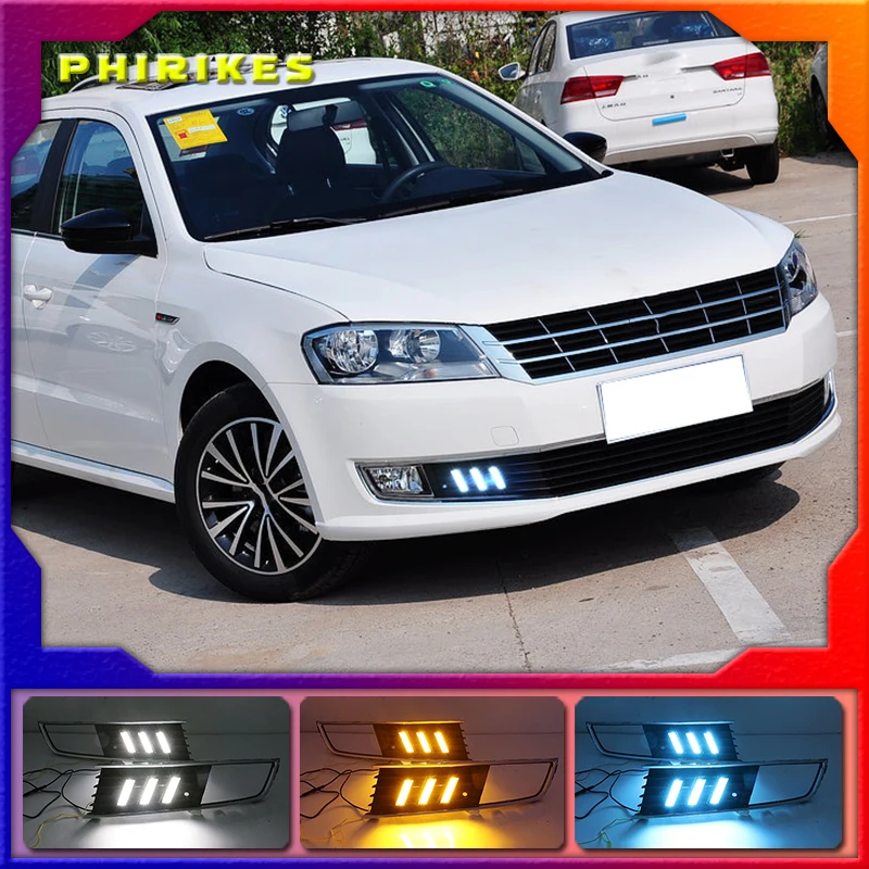 1 Pair LED DRL Daytime Running Light For Volkswagen VW Lavida 2013 2014 with Yellow Trun Signal Light Blue Night Lamp
1 Pair LED DRL Daytime Running Light For Volkswagen VW Lavida 2013 2014 with Yellow Trun Signal Light Blue Night Lamp