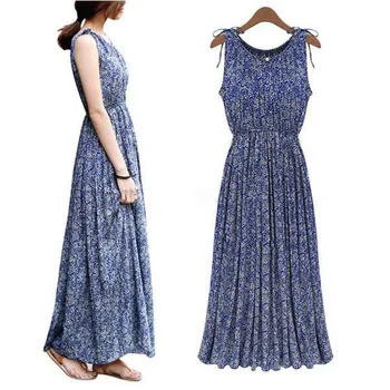 Womens Long Dresses Clothes Female Sleeveless Empire Plus Size Dress Lady Floral Boho Maxi Evening Party Dress Beach Dress
Womens Long Dresses Clothes Female Sleeveless Empire Plus Size Dress Lady Floral Boho Maxi Evening Party Dress Beach Dress