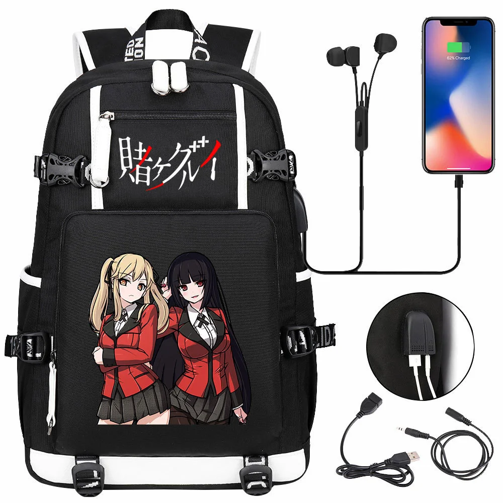 Anime Kakegurui Jabami Yumeko School Backpack Shoulder Bags Student Schoolbag Men's And Women's Leisure Travel Backpacks
Anime Kakegurui Jabami Yumeko School Backpack Shoulder Bags Student Schoolbag Men's And Women's Leisure Travel Backpacks