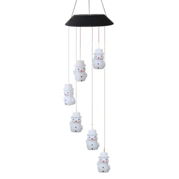 Solar Wind Chime Light Turn Light Snowman Stars Snowflakes Solar Gift Light Color Led Garden Hanging Light Colourful Light
Solar Wind Chime Light Turn Light Snowman Stars Snowflakes Solar Gift Light Color Led Garden Hanging Light Colourful Light