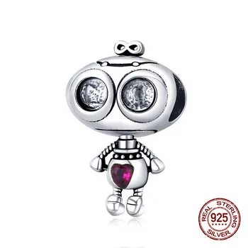 Genuine 925 Sterling Silver Fall in Love Robot Metal Beads for Women Charm Bracelets Original Design Jewelry CMC1524
Genuine 925 Sterling Silver Fall in Love Robot Metal Beads for Women Charm Bracelets Original Design Jewelry CMC1524