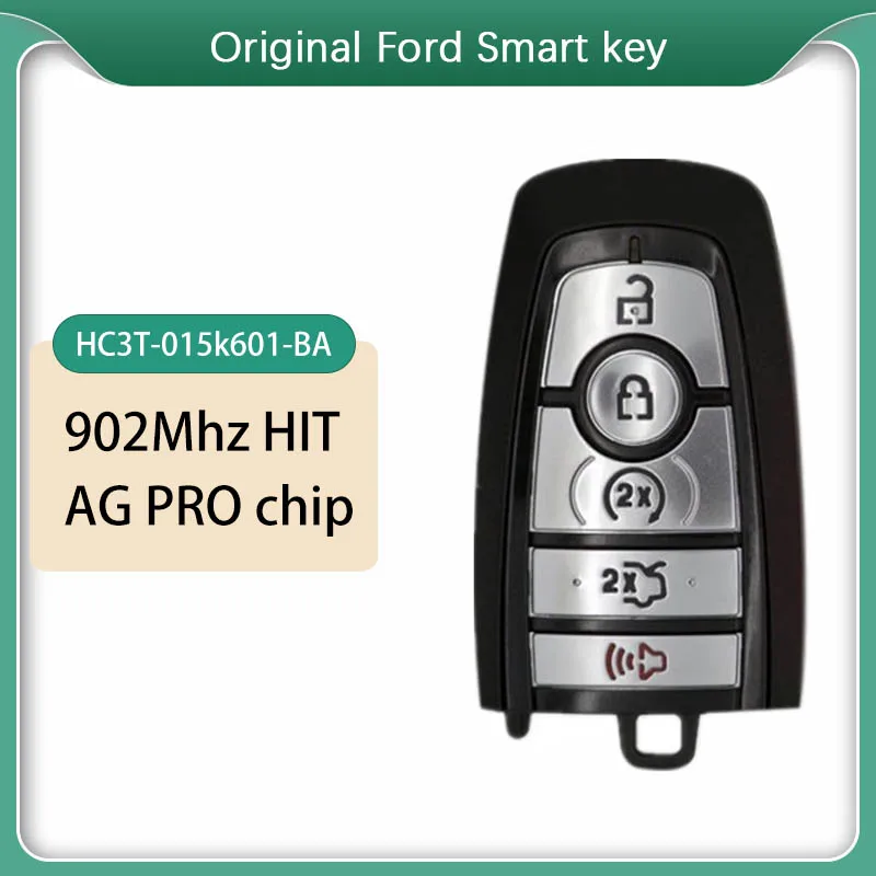 CN018065 Original Smart Key For Ford Frequency 902MHz Transponder HITAG PRO Part Number HC3T-015k601-BA
CN018065 Original Smart Key For Ford Frequency 902MHz Transponder HITAG PRO Part Number HC3T-015k601-BA