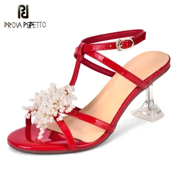 Prova Perfetto Sandalia Feminina Genuine Leather Sandals Women Crystal High Heels Party Wedding Shoes Zapatos De Mujer 34-43
Prova Perfetto Sandalia Feminina Genuine Leather Sandals Women Crystal High Heels Party Wedding Shoes Zapatos De Mujer 34-43