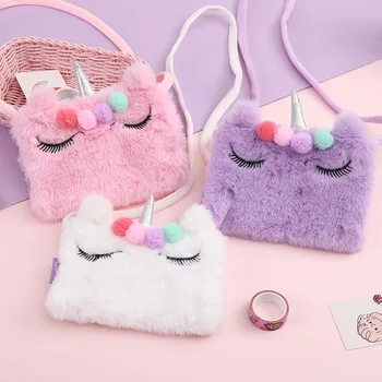 Cute Unicorn Shoulder Bag For Girls Fur plush Crossbody Bags Phone Storage Bag Lovely Money Purse Messenger bag Pouch 
Cute Unicorn Shoulder Bag For Girls Fur plush Crossbody Bags Phone Storage Bag Lovely Money Purse Messenger bag Pouch