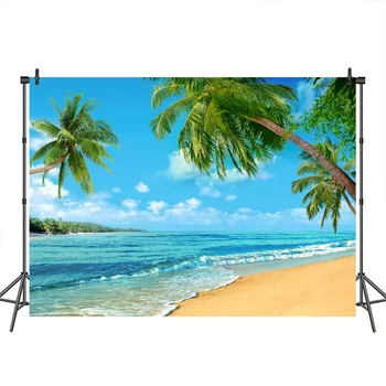 Neoback Summer Holiday Backdrop for Photography Sea Beach Bule Sky Cloud Background Coconut trees Banner for Photo Studio
Neoback Summer Holiday Backdrop for Photography Sea Beach Bule Sky Cloud Background Coconut trees Banner for Photo Studio