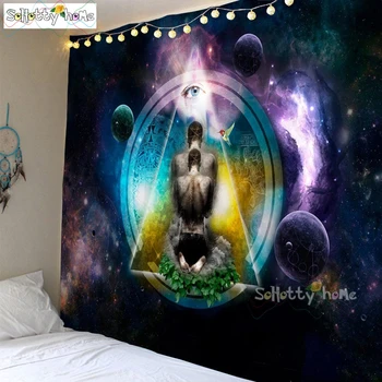 Chakra Tapestry Indian Buddha Statue Meditation Wall Hanging Mandala Tapestries Wall Cloth Psychedelic Yoga Carpet Boho Decor
Chakra Tapestry Indian Buddha Statue Meditation Wall Hanging Mandala Tapestries Wall Cloth Psychedelic Yoga Carpet Boho Decor