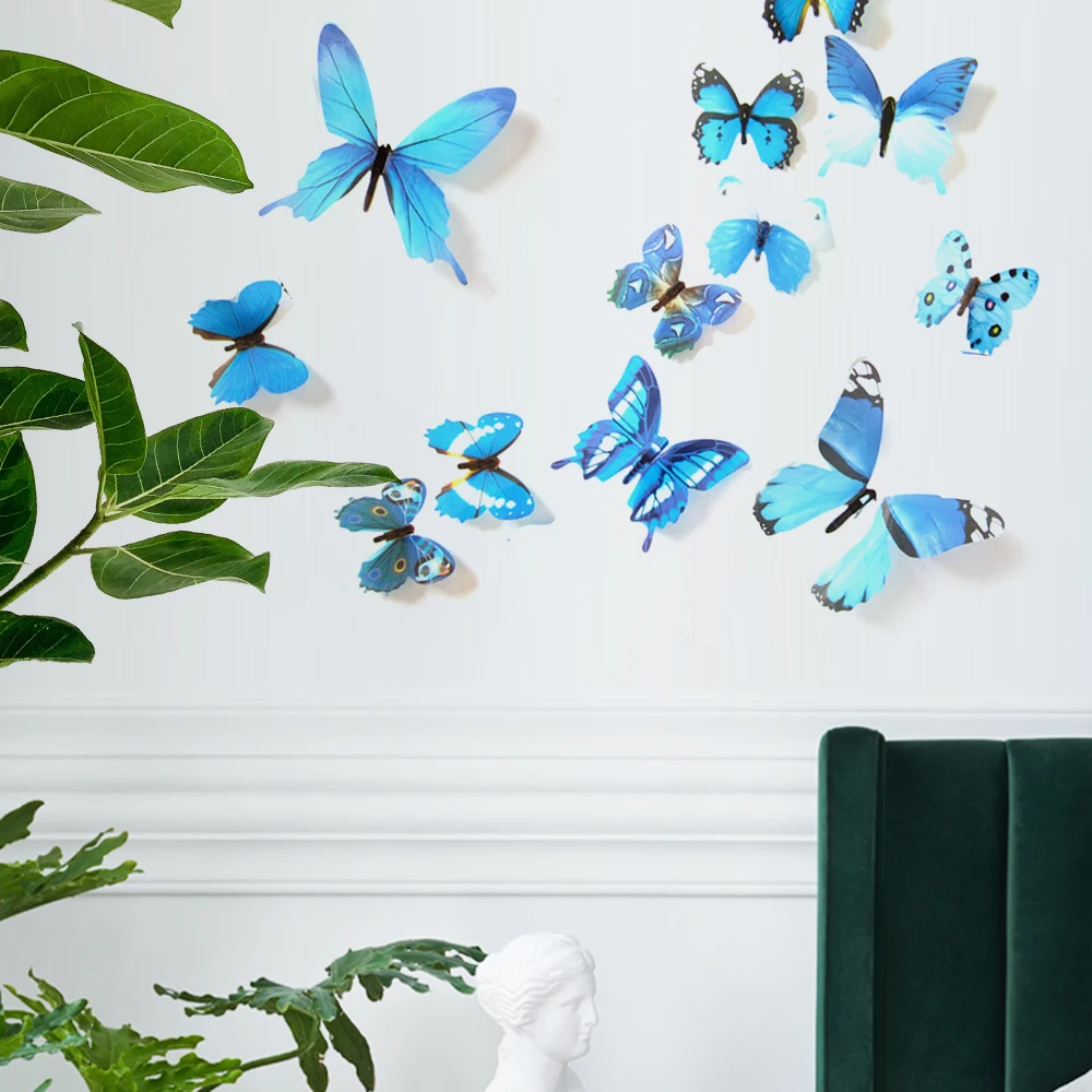 12pcs 3D Fridge Magnet Wall Stickers Simulation Butterfly PVC Double Butterfly Sticker Labels Magnet Wedding Home Decor Dropship
12pcs 3D Fridge Magnet Wall Stickers Simulation Butterfly PVC Double Butterfly Sticker Labels Magnet Wedding Home Decor Dropship