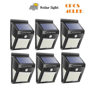 6pcs 30/40 LED Solar Powered Light PIR Motion Sensor Rechargeable LED Solar Wall Light Outdoor Waterproof Garden Yard Lamps
6pcs 30/40 LED Solar Powered Light PIR Motion Sensor Rechargeable LED Solar Wall Light Outdoor Waterproof Garden Yard Lamps