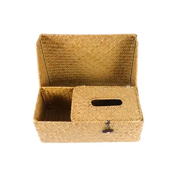 Creative Hand-woven Seaweed Tissue Box Household Rectangular Napkin Holder Paper Organizer for Bathroom Living Room
Creative Hand-woven Seaweed Tissue Box Household Rectangular Napkin Holder Paper Organizer for Bathroom Living Room