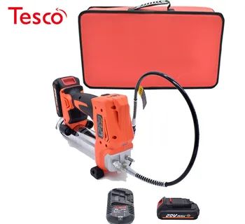 20V cordless 450ml high quality brushless electric grease gun with 2 batteries and charger free return
20V cordless 450ml high quality brushless electric grease gun with 2 batteries and charger free return