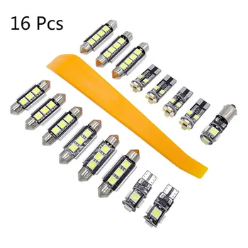 16 Pcs Fit for VW Passat B6 2006-2010 White Car LED Light Canbus Interior Lamp Package Front Dome Reading Light Decorate Light
16 Pcs Fit for VW Passat B6 2006-2010 White Car LED Light Canbus Interior Lamp Package Front Dome Reading Light Decorate Light