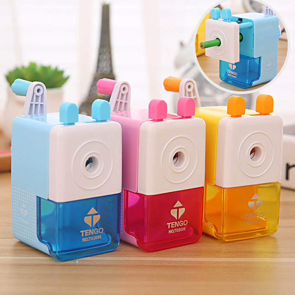 Hand Held Manual Pencil Sharpener School Sharpener Stationery for Pencils and Colored Pencils 3 Color
Hand Held Manual Pencil Sharpener School Sharpener Stationery for Pencils and Colored Pencils 3 Color
