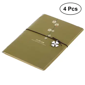 4Pcs Lucky Clover Lashing Notebook Retro Notepad Daily Memos Note Book Memo Pad School Supplies Stationery
4Pcs Lucky Clover Lashing Notebook Retro Notepad Daily Memos Note Book Memo Pad School Supplies Stationery