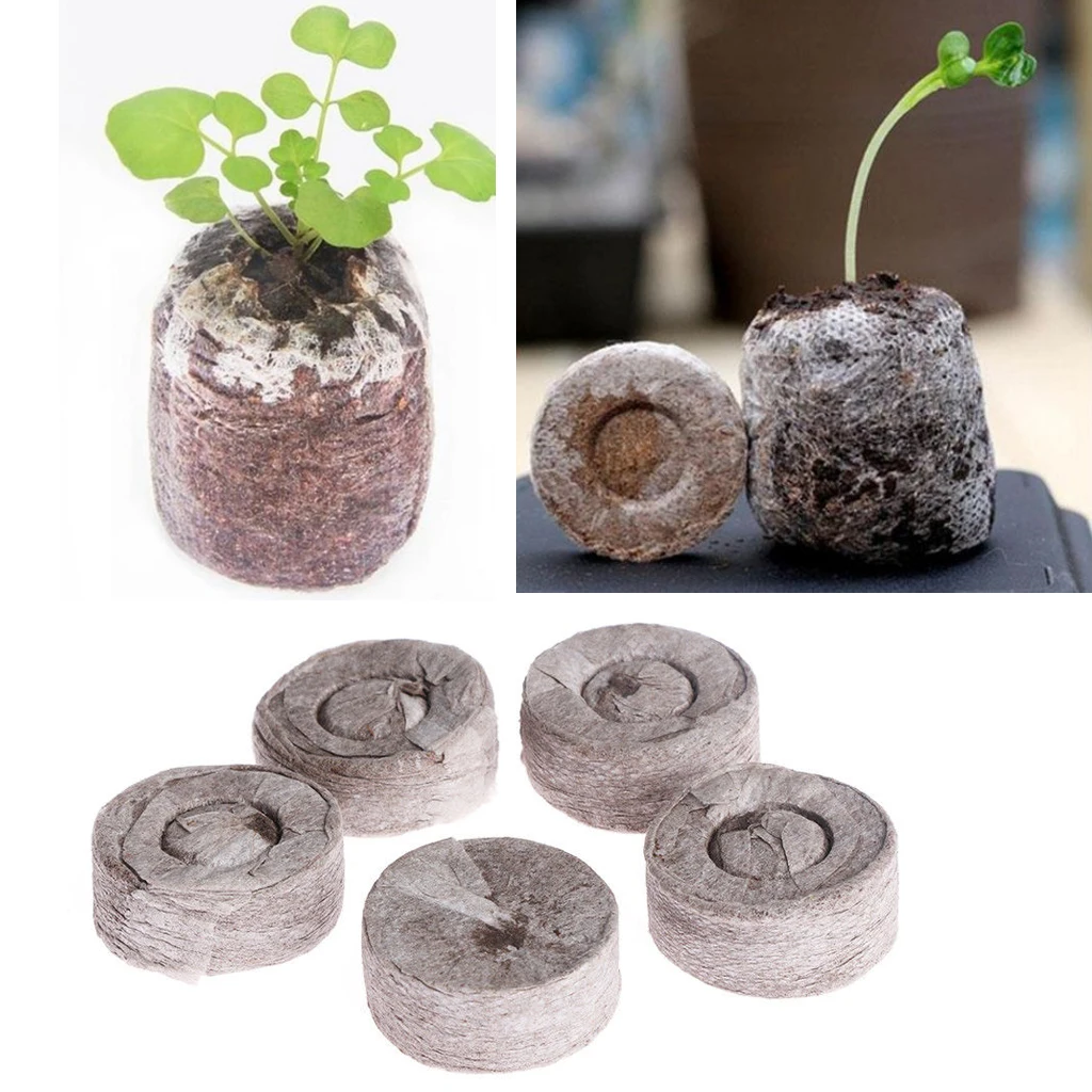 10Pcs 30 mm Garden Flowers Planting Soil Block Round Peat Pellets Seed Starting Plugs Pallet Seedling Soil Block Nursery Soil 10Pcs 30 mm Garden Flowers Planting Soil Block Round Peat Pellets Seed Starting Plugs Pallet Seedling Soil Block Nursery Soil