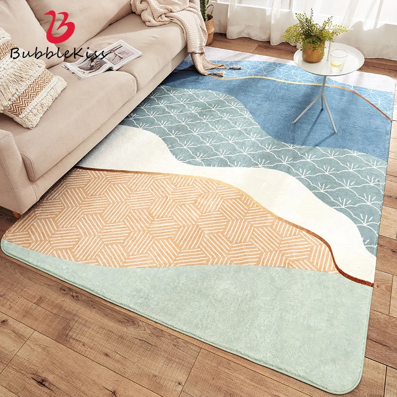 

Bubble Kiss Lamb Wool Carpets For Living Room Super Soft Fluffy Home Bedside Floor Rug Water Absorption Kids Room Decor Foot Mat