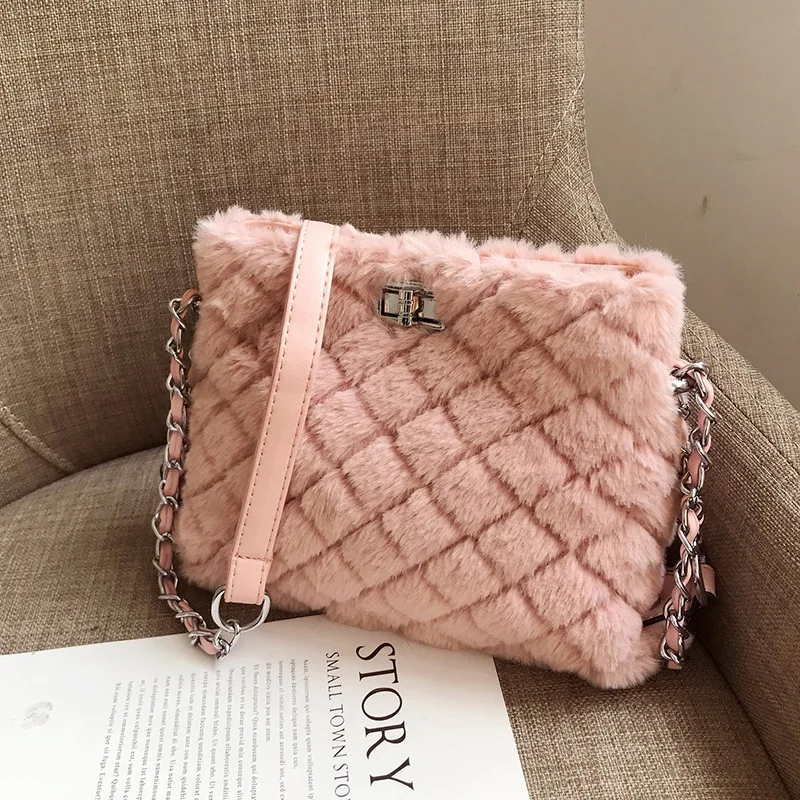 2019 new chain winter faux fur women's shoulder bag, leopard print women's handbag, little girl party bag, Christmas gift
2019 new chain winter faux fur women's shoulder bag, leopard print women's handbag, little girl party bag, Christmas gift