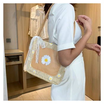 2020 women new fashion trendy woven shoulder bag Summer small fresh straw woven bucket bag crossbody bag Shoulder Bags
2020 women new fashion trendy woven shoulder bag Summer small fresh straw woven bucket bag crossbody bag Shoulder Bags
