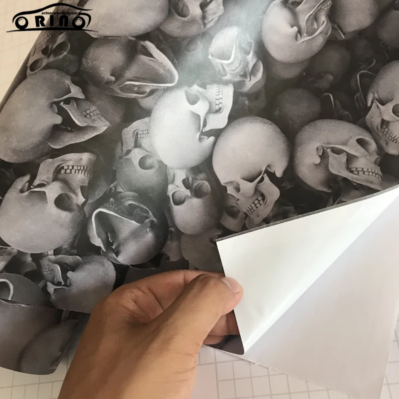 Skull Car Sticker Wrap Decal-7