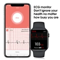 Смарт-часы LEMFO W16 ECG 2020 320*385 HD экран температура тела IP68 Водонепроницаемые умные часы для мужчин Batter Than IWO 12 Pro W26