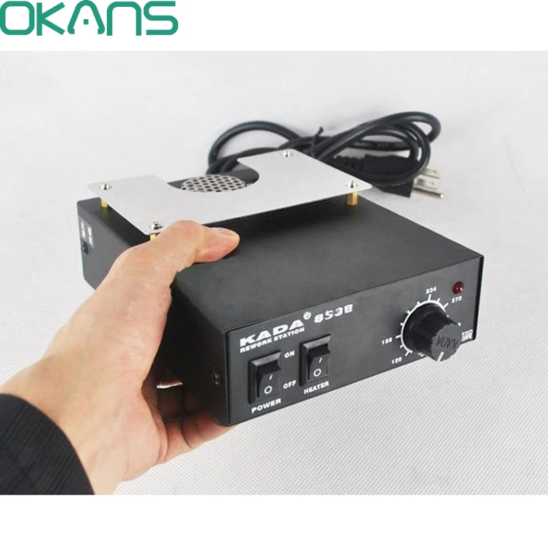 Kada 853b Bga Preheat Station High Quality Heater Machine Temperature Controller Preheating Station
Kada 853b Bga Preheat Station High Quality Heater Machine Temperature Controller Preheating Station